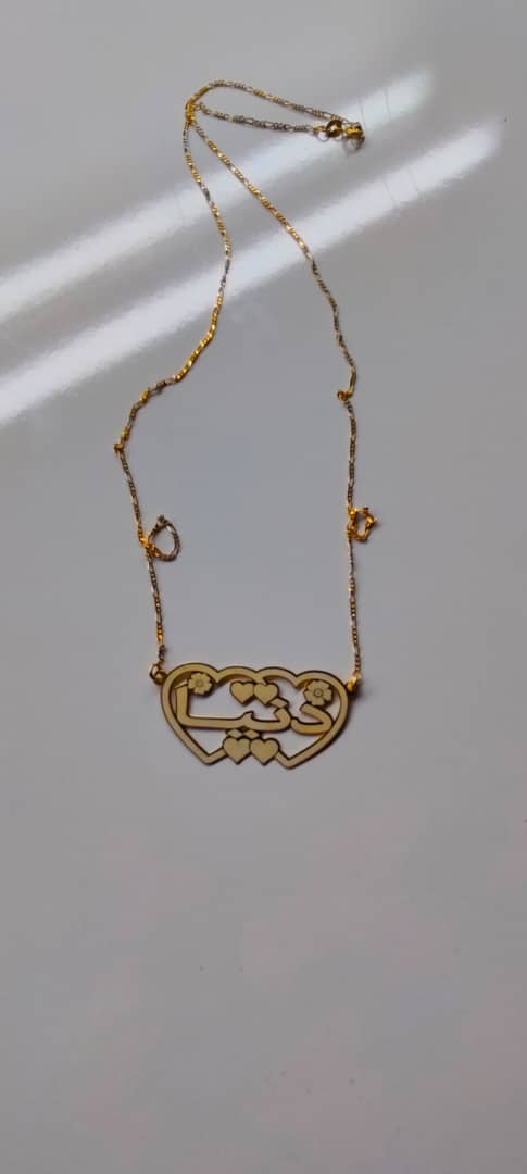 سلسلة فضة 925 مخصصة - نقش اسمك على أشكال متنوعة- هدية أنيقة 2025"